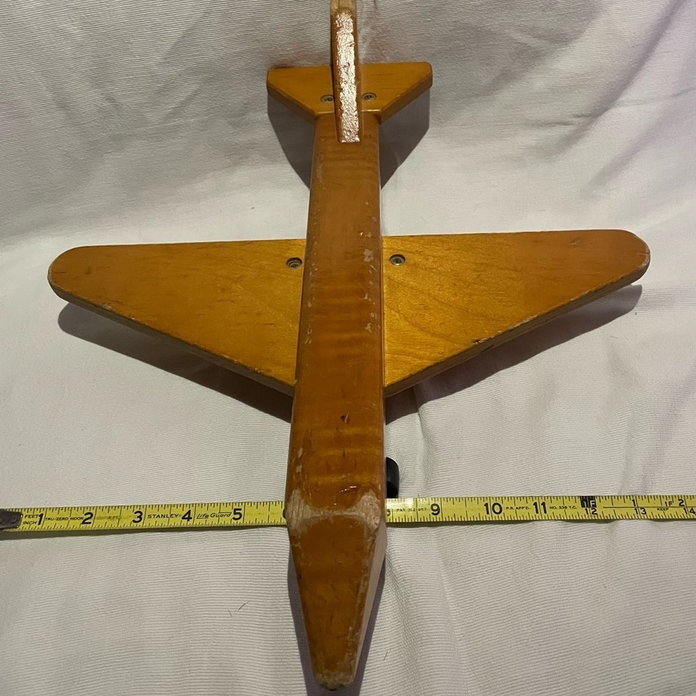 Vintage Community Rifton,NY Wooden Toy Airplane - Picture 3 of 10